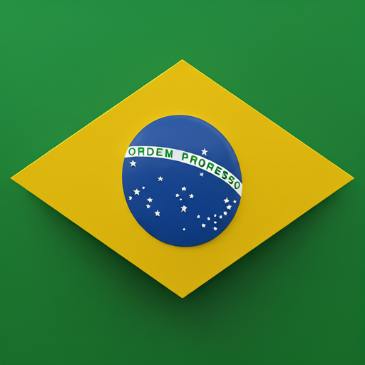 Bandeira do Brasil representando base de dados jurídica local
